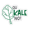 Oh Kale No! Funny Food Pun Sticker