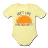 Isn't Life SpecTacolar?!? Funny Taco Food Pun Organic Short Sleeve Baby Bodysuit