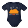 Isn't Life SpecTacolar?!? Funny Taco Food Pun Organic Short Sleeve Baby Bodysuit