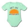 Isn't Life SpecTacolar?!? Funny Taco Food Pun Organic Short Sleeve Baby Bodysuit