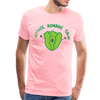 Lettuce Romaine Calm! Salad Food Pun Men's Premium T-Shirt