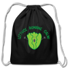 Lettuce Romaine Calm! Salad Food Pun Cotton Drawstring Bag