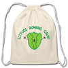 Lettuce Romaine Calm! Salad Food Pun Cotton Drawstring Bag