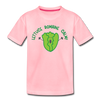 Lettuce Romaine Calm! Salad Food Pun Kids' Premium T-Shirt - pink