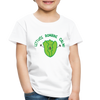 Lettuce Romaine Calm! Salad Food Pun Toddler Premium T-Shirt - white