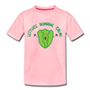 Lettuce Romaine Calm! Salad Food Pun Toddler Premium T-Shirt - pink