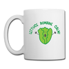Lettuce Romaine Calm! Salad Food Pun Coffee/Tea Mug
