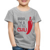 Brrr...I'm a Little Chili Food Pun Toddler Premium T-Shirt - heather gray