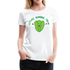 Lettuce Romaine Calm! Salad Food Pun Women’s Premium T-Shirt - white