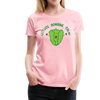 Lettuce Romaine Calm! Salad Food Pun Women’s Premium T-Shirt