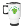 Lettuce Romaine Calm! Salad Food Pun Travel Mug