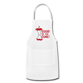 Good to the Core! Apple Food Pun Adjustable Apron