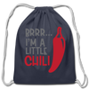 Brrr...I'm a Little Chili Food Pun Cotton Drawstring Bag