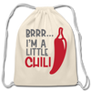 Brrr...I'm a Little Chili Food Pun Cotton Drawstring Bag