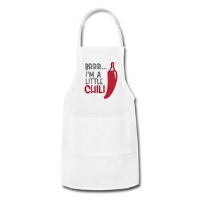 Brrr...I'm a Little Chili Food Pun Adjustable Apron