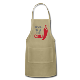 Brrr...I'm a Little Chili Food Pun Adjustable Apron