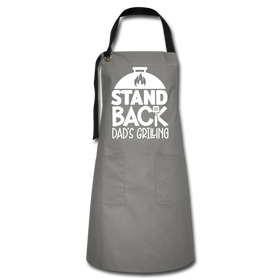 Stand Back Dad's Grilling Funny Father's Day Artisan Apron