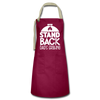 Stand Back Dad's Grilling Funny Father's Day Artisan Apron