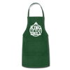 King of the Grill Father's Day BBQ Adjustable Apron - forest green