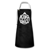 King of the Grill Father's Day BBQ Artisan Apron - black/white