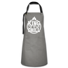 King of the Grill Father's Day BBQ Artisan Apron - gray/black