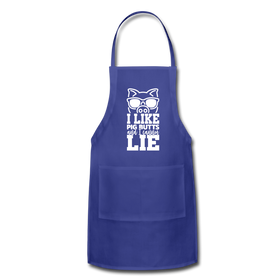 I Like Pig Butts and I Cannot Lie Funny BBQ Adjustable Apron