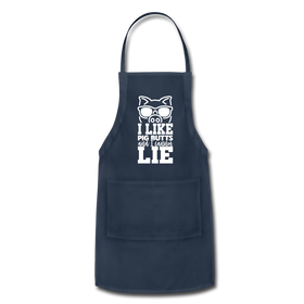 I Like Pig Butts and I Cannot Lie Funny BBQ Adjustable Apron