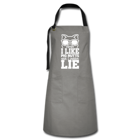 I Like Pig Butts and I Cannot Lie Funny BBQ Artisan Apron