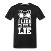 I Like Pig Butts and I Cannot Lie Funny BBQ Men's Premium T-Shirt