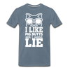 I Like Pig Butts and I Cannot Lie Funny BBQ Men's Premium T-Shirt