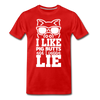 I Like Pig Butts and I Cannot Lie Funny BBQ Men's Premium T-Shirt