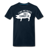 I Like Pig Butts and I Cannot Lie Funny BBQ Men's Premium T-Shirt - deep navy
