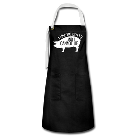 I Like Pig Butts and I Cannot Lie Funny BBQ Artisan Apron