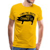 I Like Pig Butts and I Cannot Lie Funny BBQ Men's Premium T-Shirt - sun yellow