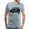 I Like Pig Butts and I Cannot Lie Funny BBQ Men's Premium T-Shirt - heather ice blue