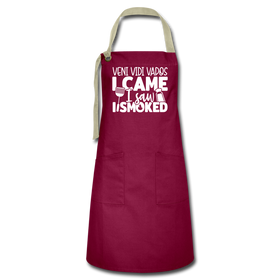Veni Vidi Vapos I Came I Saw I Smoked: BBQ Smoker Artisan Apron