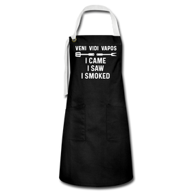 Veni Vidi Vapos I Came I Saw I Smoked: BBQ Smoker Artisan Apron