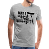 May I Suggest The Sausage Funny BBQ Men's Premium T-Shirt - heather gray