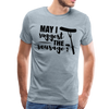 May I Suggest The Sausage Funny BBQ Men's Premium T-Shirt - heather ice blue