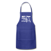 May I Suggest The Sausage Funny BBQ Adjustable Apron - royal blue