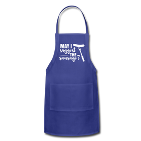 May I Suggest The Sausage Funny BBQ Adjustable Apron