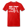 May I Suggest The Sausage Funny BBQ Men's Premium T-Shirt - red