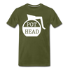 Pot Head Funny Coffee Men's Premium T-Shirt