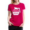 Pot Head Funny Coffee Women’s Premium T-Shirt - dark pink