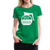 Pot Head Funny Coffee Women’s Premium T-Shirt - kelly green