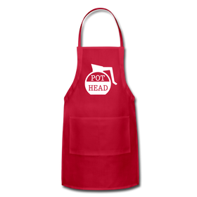 Pot Head Funny Coffee Adjustable Apron