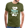 This T-Shirt is Humerus Funny Pun Men's Premium T-Shirt - olive green