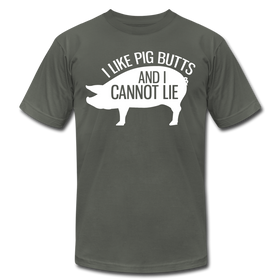 I Like Pig Butts and I Cannot Lie Funny BBQ Men's Premium T-Shirt