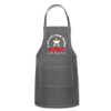If You Can't Stand the Heat Stay in the Kitchen Adjustable Apron - charcoal