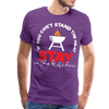 If You Can't Stand the Heat Stay in the Kitchen Men's Premium T-Shirt - purple